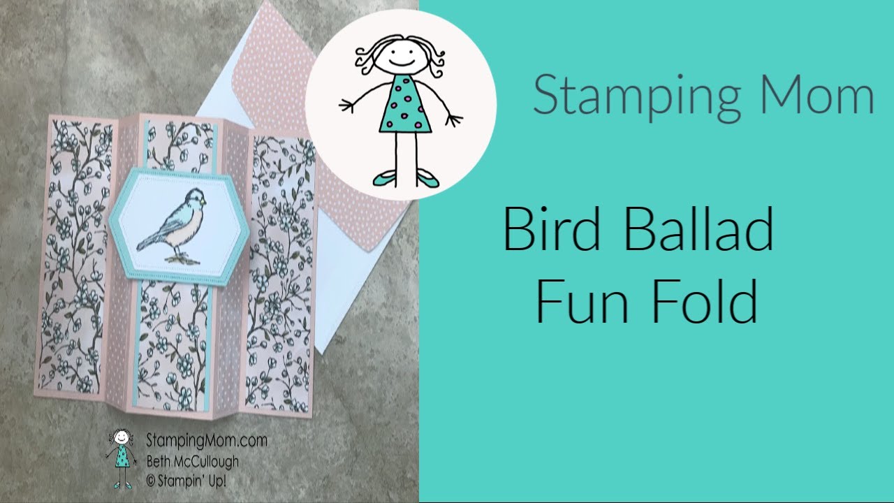 How to make a fun fold card using the Stampin' Up! Free As A Bird ...