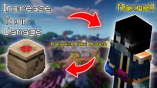 What's Use Of New Added NPC "Maxwell & Jacobus" Increase Damage | Fakepixel Skyblcok