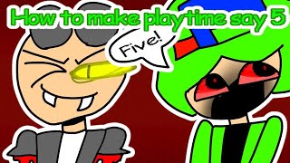 How To Make Playtime Says Five When Jumping To Your Decompile! 😱🔥/ #video #decompile #baldisbasics