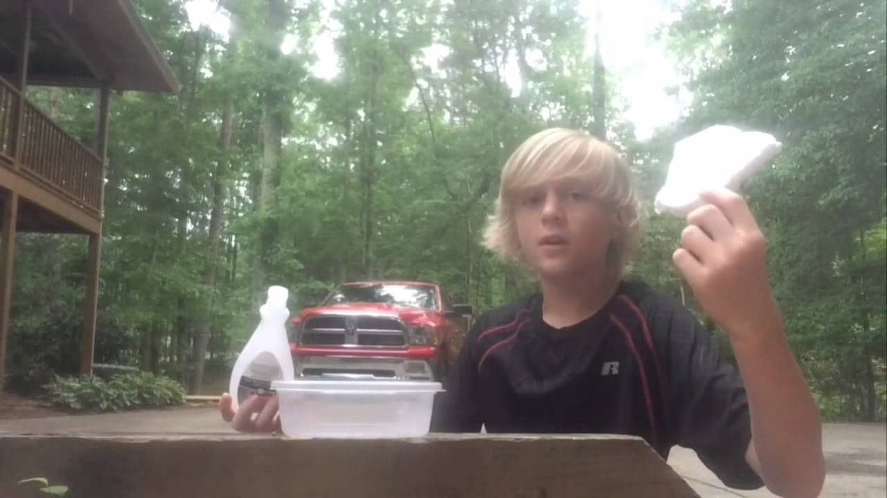 Random Wednesday: how to dissolve styrofoam