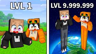 Minecraft But My Legs Became Super Long