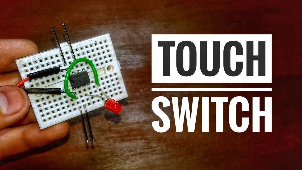 How to make a Touch on/off switch by electronic channel - YouTube