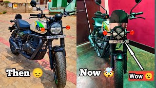 Installing Windshield & Headlight X Grill in Hunter 350 l Price 💸 June 25, 2025