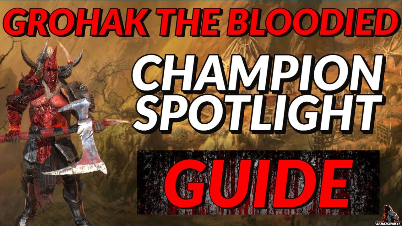 Grohak The Bloodied | Champion Spotlight | Guide | Raid Shadow Legends