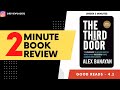 THE THIRD DOOR | ALEX BANAYAN | REVIEW UNDER 2