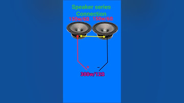 #electrical #shorts video || speaker series connection #diagram #shorts video || #skmelectrician
