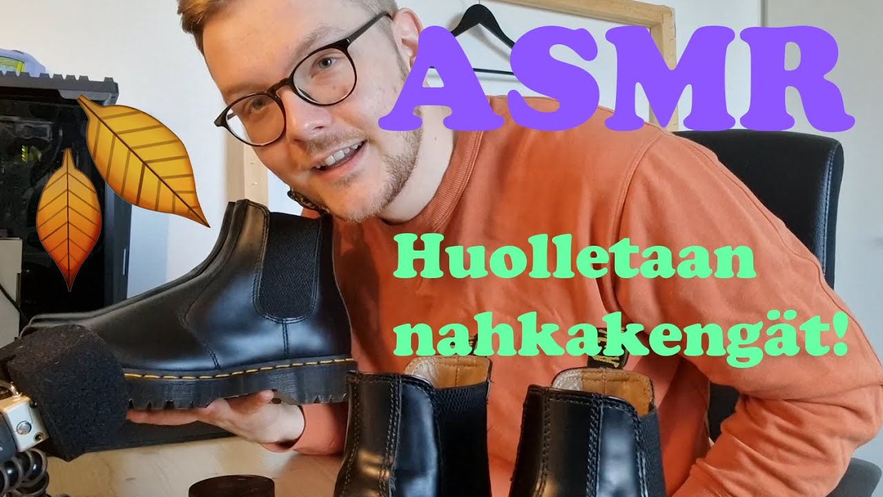 ASMR SUOMI 👞 Huolletaan mun nahkakengät!