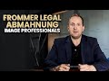 Abmahnung image professionals gmbh durch kanzlei frommer legal