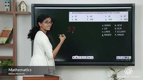 Grade 5 Mathematics Chapter 1 Class 8 Roman Numerals