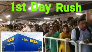 IKEA Hyderabad first day rush | Mind-blowing rush and traffic at IKEA