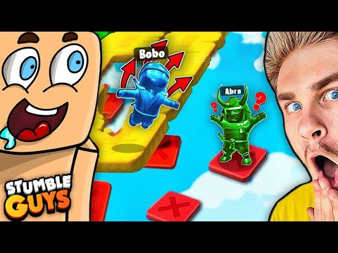 ABRA REACTS ⚠️ to *200 IQ* MOMENTS, TRICKS, and BUGS on Stumble Guys! 😱