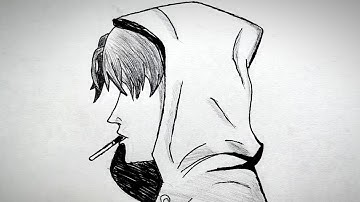 anime boy drawing - how to draw  boy step-by-step