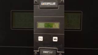 Caterpillar generator manually running check Voltage & Engine status on control panel #shortsvideo