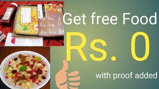 Get free food online