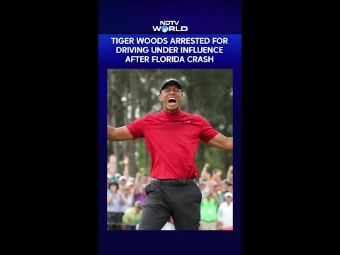 Tiger Woods Arrested for DUI After Rollover Crash in Florida