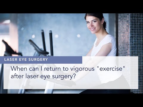 Video: Mohu po laserové iridotomii cvičit?