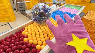 Marble Run with Large Transparent Capsules (Vol. 6) – Colorful New Balls. ASMR Video. 4K.