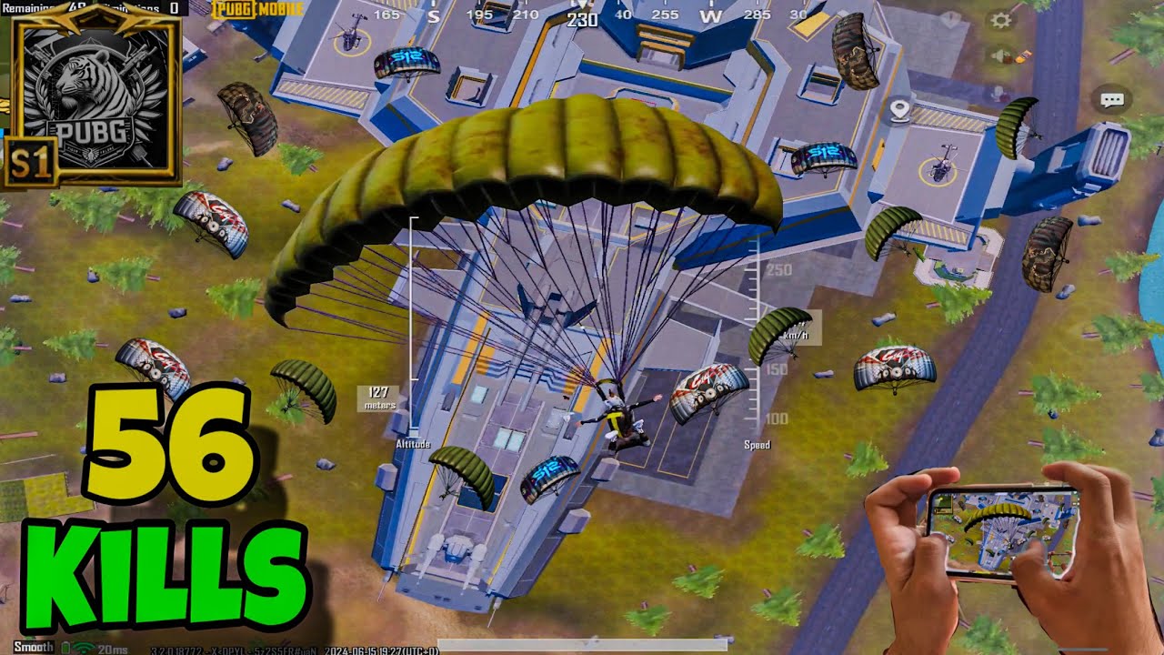 Pubg mobile 56 kills new mode best loot gameplay solo vs sqoud ipad
