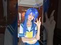 不思議なアホ毛😘#らきすた #コスプレ #dance #luckystar #konata