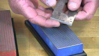 Maintain Plane Iron Edge With Dmts 6 Diamond Whetstone In Plastic Case