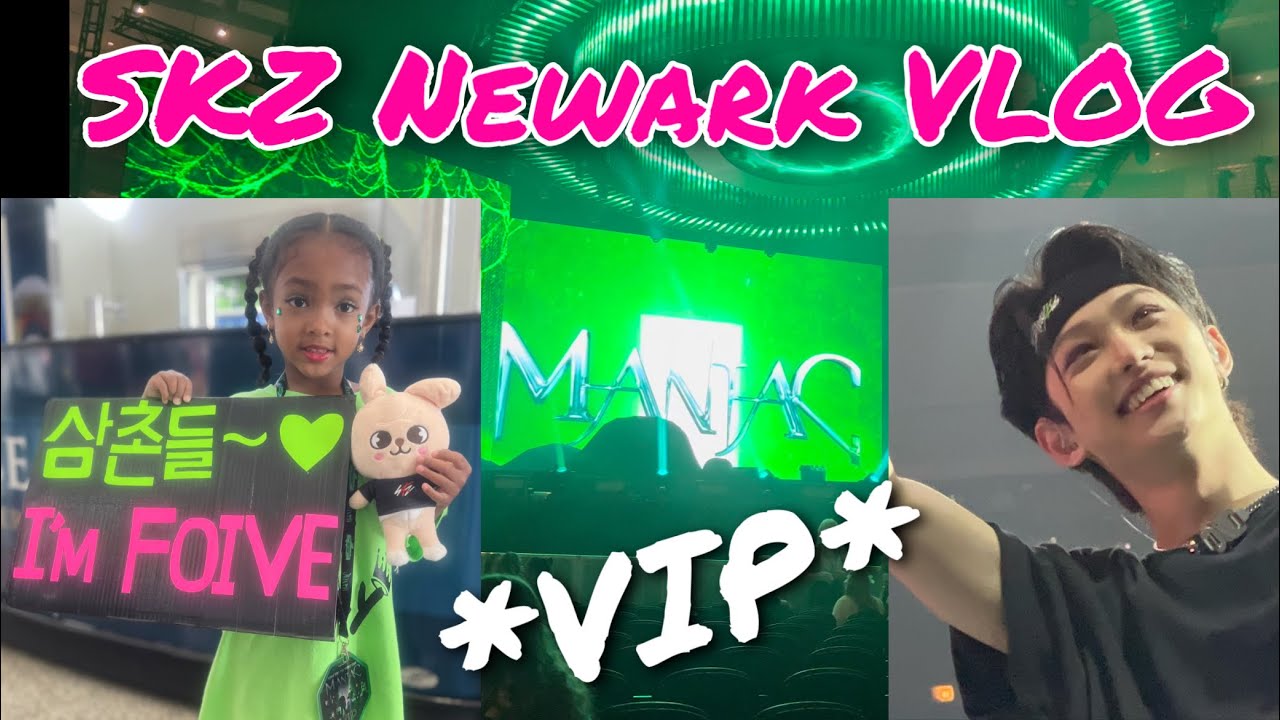 Stray Kids Concert Vlog - The Real BABY STAY is VIP in Newark!