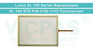 EL 108 STD P/N:3150-1113 LENZE Touch Membrane Repair Replacement