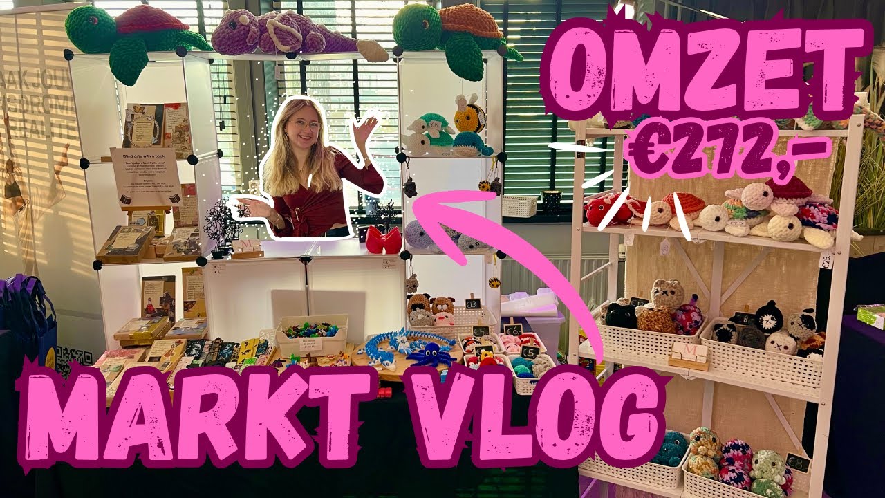 ik stond gratis op deze markt... was het mijn tijd waard? | markt vlog wassenaar