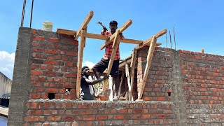 Lintel Techniques of 2BHk House Reinforced Formwork|Lintel Centringwork|Lintel Construction