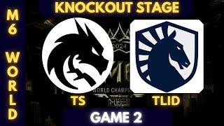 Team Spirit vs Team Liquid ID Game 2 (BO3) | M6 World Championship | Knockout Stage DAY 1