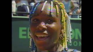 Venus Williams Wins the 1998 Lipton Championships | CBS Post-Match Interview