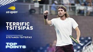 Stefanos Tsitsipas Top Points of the Tournament | 2026 US Open