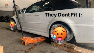 Test Fitting Super Aggressive 3piece Wheels On My E46 M3