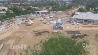 Time-lapse construction Windsor Flood Evacuation Route by Eon-FX