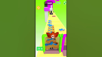 Shoe Stack Run 3D #shorts