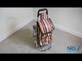 Single Wheeled Leisure Shopping Trolley With Fold Down Seat Review