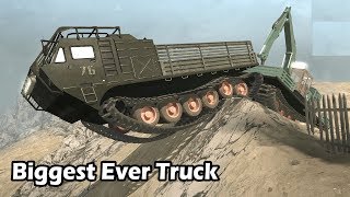 Spintires Mudrunner Biggest Truck Ever 24x24 | DT 30