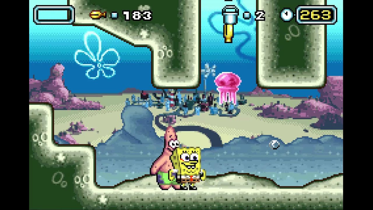 Spongebob Squarepants Movie The Game Boy Advance Walkthrough Part 1 Youtube