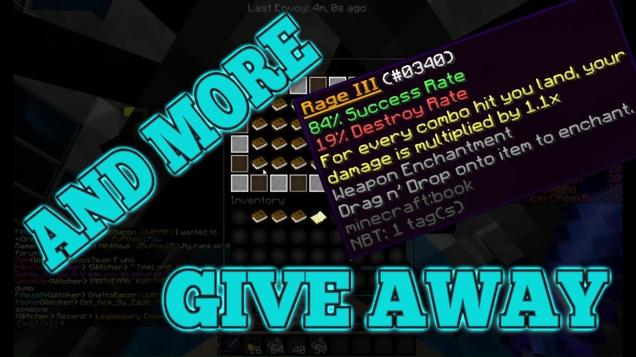 RAGE 3, GIVE AWAY!! AND MORE!! | Minecraft MONSTER FACTIONS #3 (Cosmic ...