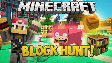 Prop Hunt In Minecraft! - Block Hunt (Mineplex) Minecraft Mini-Game w/LittleLizardGaming