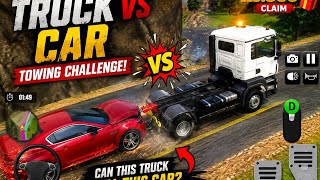 Truck vs Car Towing Challenge 🚛💥🚗 | Impossible Pulling Power Test!