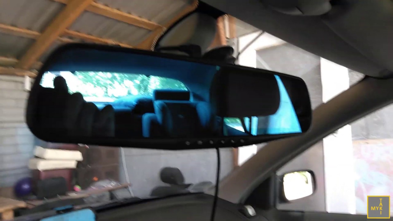 Tani rejestrator jazdy w lusterku z kamerą cofania Vehicle Blackbox DVR #1/3