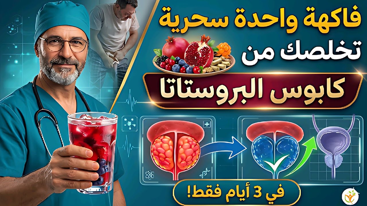 ​فاكهة معجزة تقضي على تضخم البروستاتا وتخلصك من آلام التبول والاستيقاظ الليلي في 3 أيام فقط!