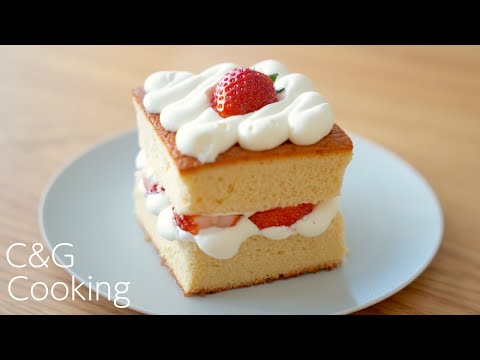 カステラケーキの作り方 | ASMR スイーツ お菓子作り