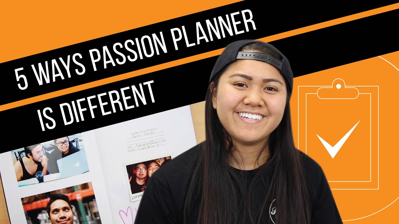 5 Ways Passion Planner is Different from Other Planners YouTube