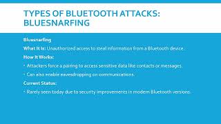 035 Bluetooth attacks