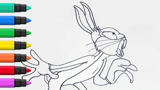 Looney Tunes l Bugs Bunny - Coloring and Drawing for Kids