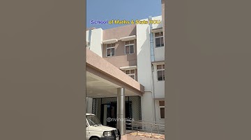 School of Maths & Statistics HCU #UoH New building #hyderabad university
