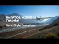 UniVTOL V2200 Tutorials: Basic Flight Operations
