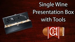 Single Wine Presentation Box with Tools