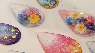 超 簡単 レジン で ピアス Youtube